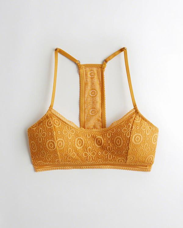 Bralette Hollister Donna T-Back Scooplette With Removable Pads Gialle Italia (226GEVHT)